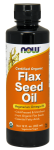 Flax Seed Oil Liquid, Certified Organic