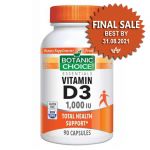 Vitamin D3 - 1000 IU Capsules