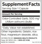 Odor Controlled Garlic