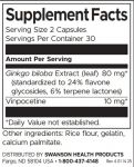 Ginkgo biloba con vinpocetine(standardizzato)