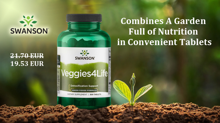 Veggies4Life 300 Tabletten Swanson main image 1