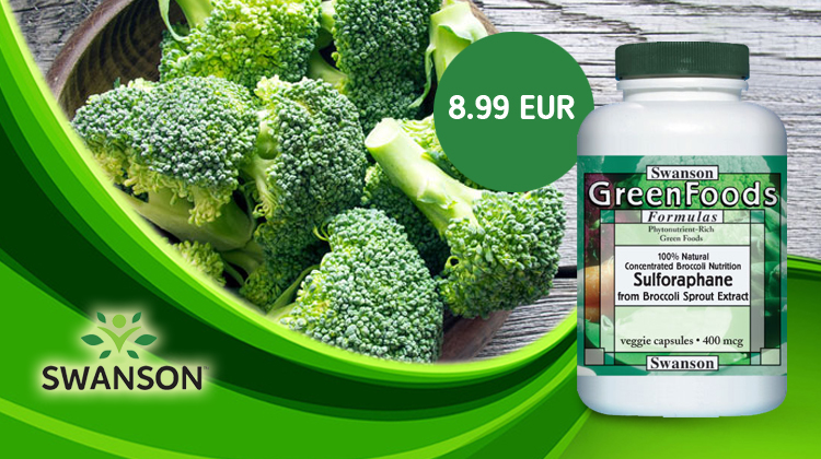 Sulforafano Da Estratto Di Germogli Di Broccoli, 400mcg - 60 Vcaps - Foto 3