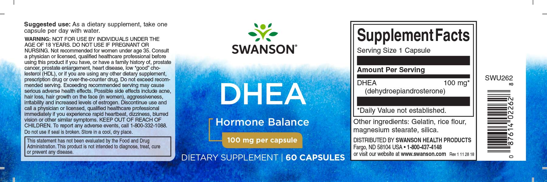 ULTRA DHEA Swanson Health Products Europe