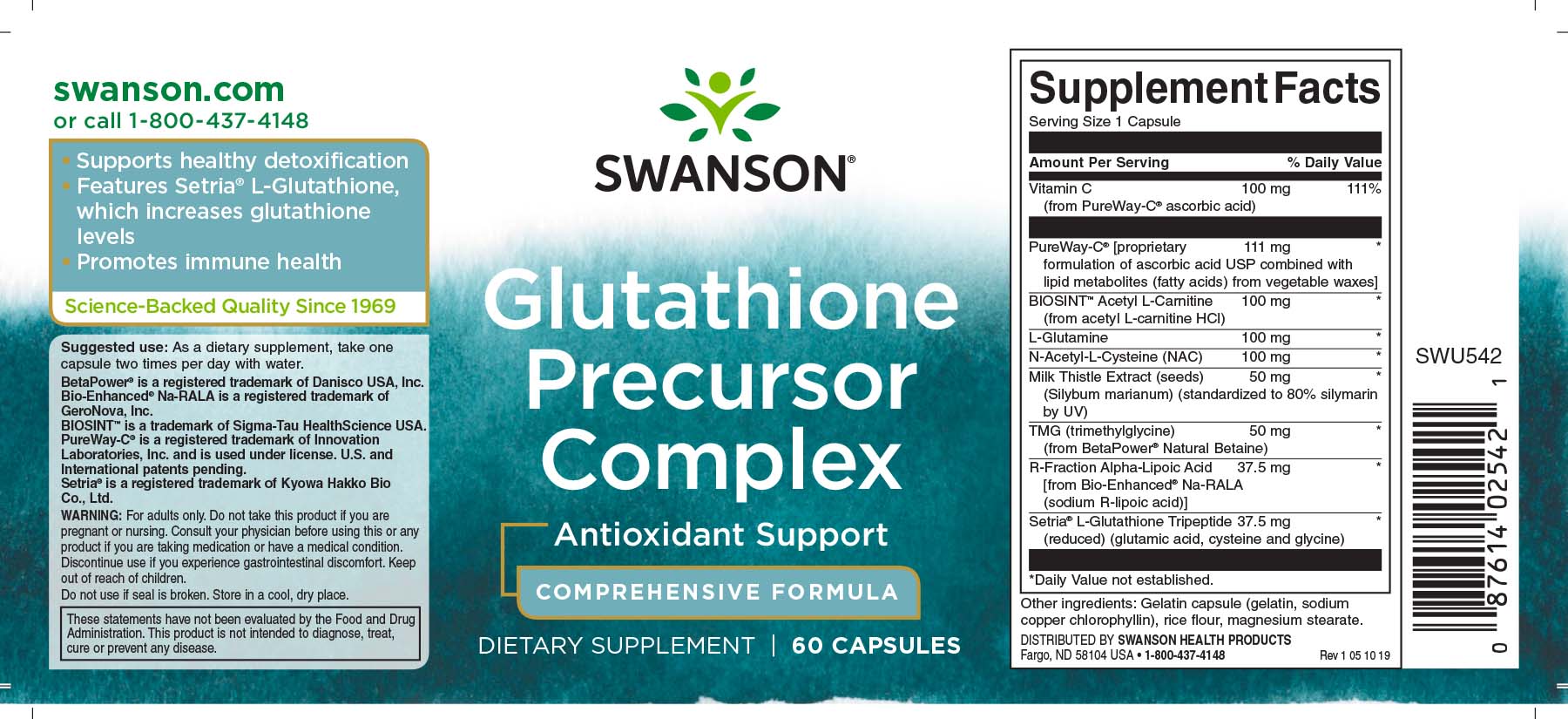 Ultra Ajipure Glycine en poudre de Swanson Health - Body & Fit