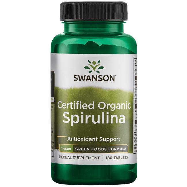 100% certificata spirulina organica