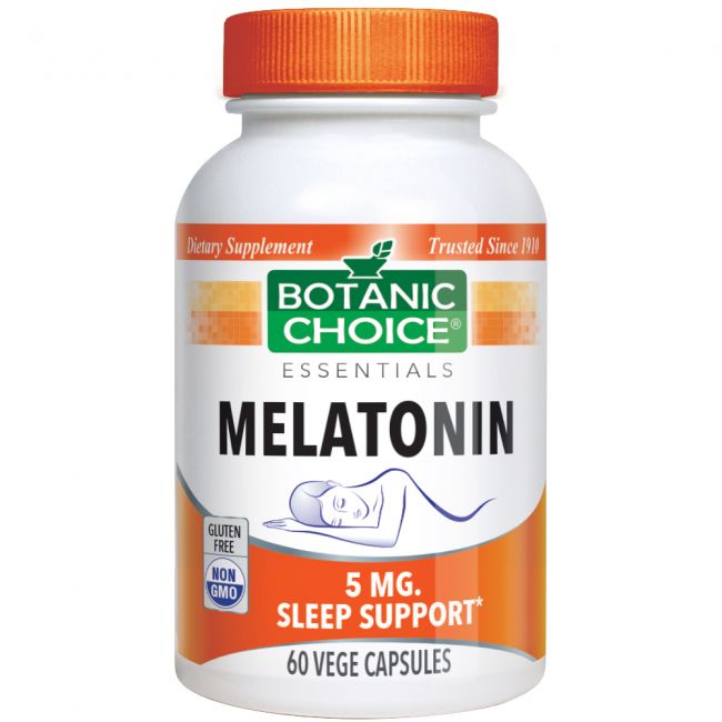 Melatonin 5 mg 60 vege caps.