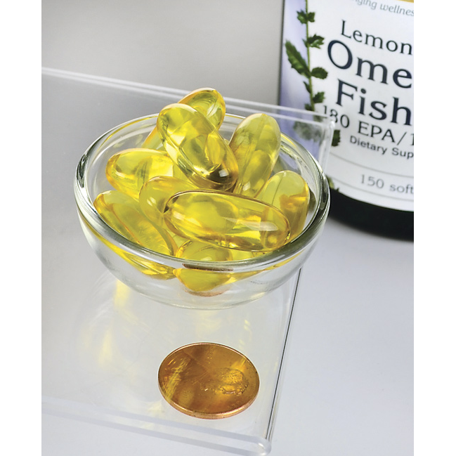 Lemon Flavour Omega-3 Fish Oil