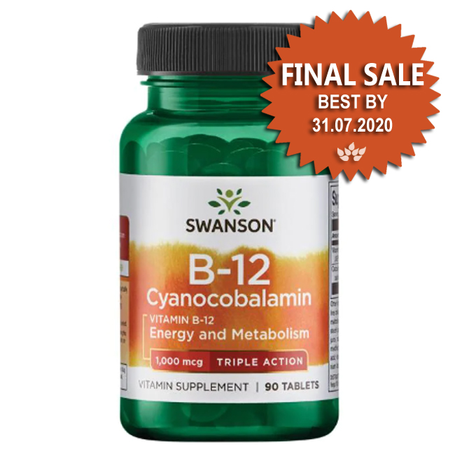 Triple Action B-12 | Swanson Health Products Europe