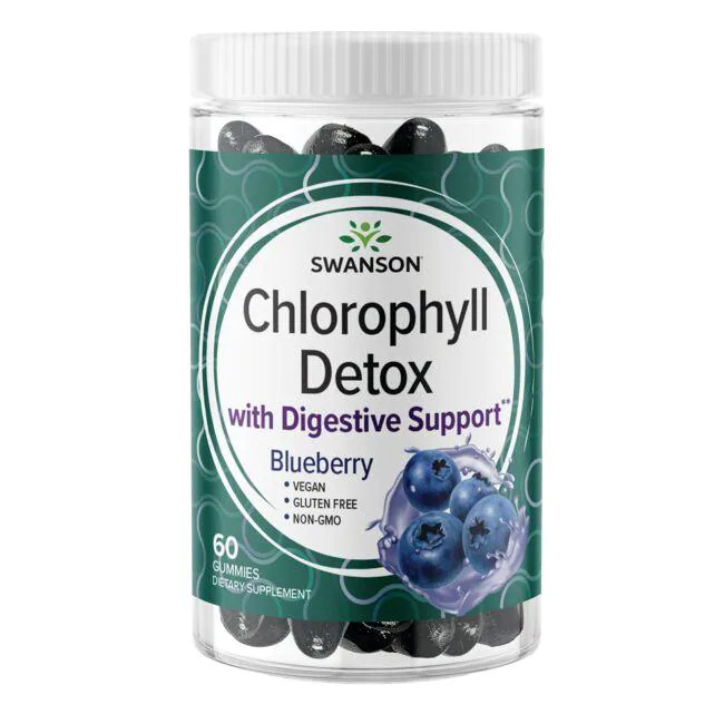 Chlorophyll Detox Gummies - Blueberry
