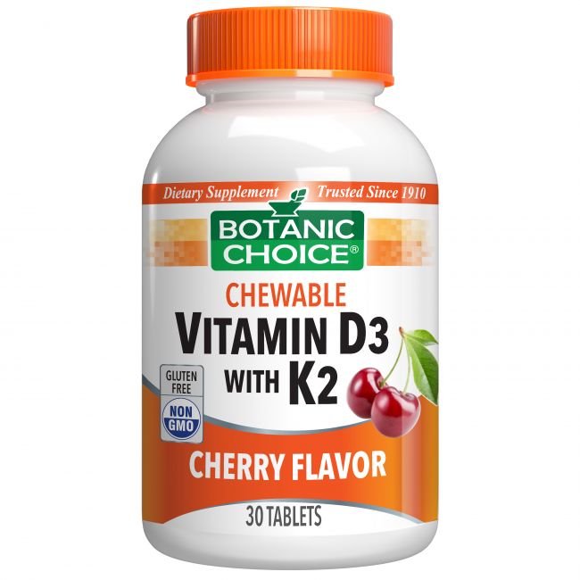 Chewable Vitamin D3 with K2