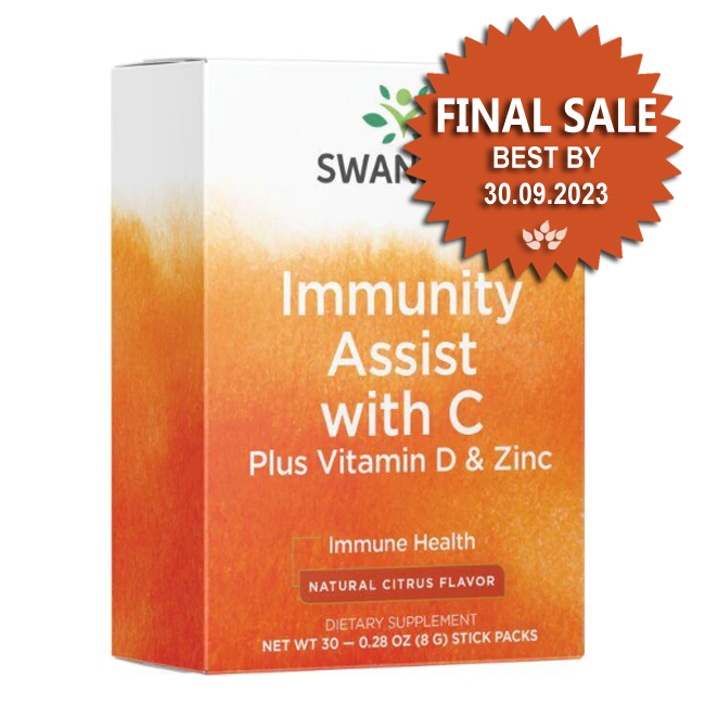 Immunity Assist with C Plus Vitamin D & Zinc - Citrus Flavor