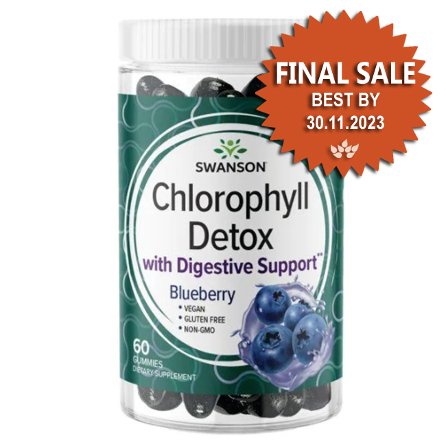 Chlorophyll Detox Gummies - Blueberry