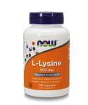 NOW L-Lysine 500 mg 100 caps