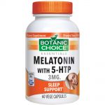 Melatonin with 5-HTP 3 mg 60 vege caps.