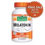 Melatonin 3 mg 60 loz. Orange Flavored