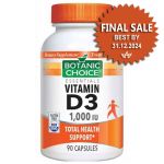 Vitamin D3 - 1000 IU Capsules