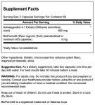 High Absorption Ashwagandha Black Pepper - Featuring BioPerine