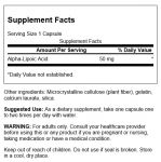 Alpha Lipoic Acid